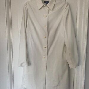 Anne Taylor White Peacoat